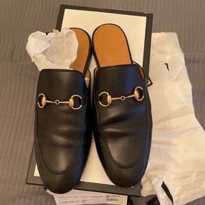 Womens Gucci loafers black